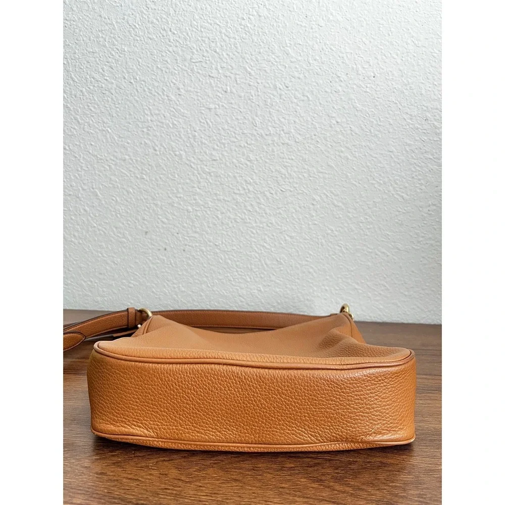 Coach Shay Crossbody Bag Saddle Tan Pebble Leather Gold Hardware C1648 Versatile